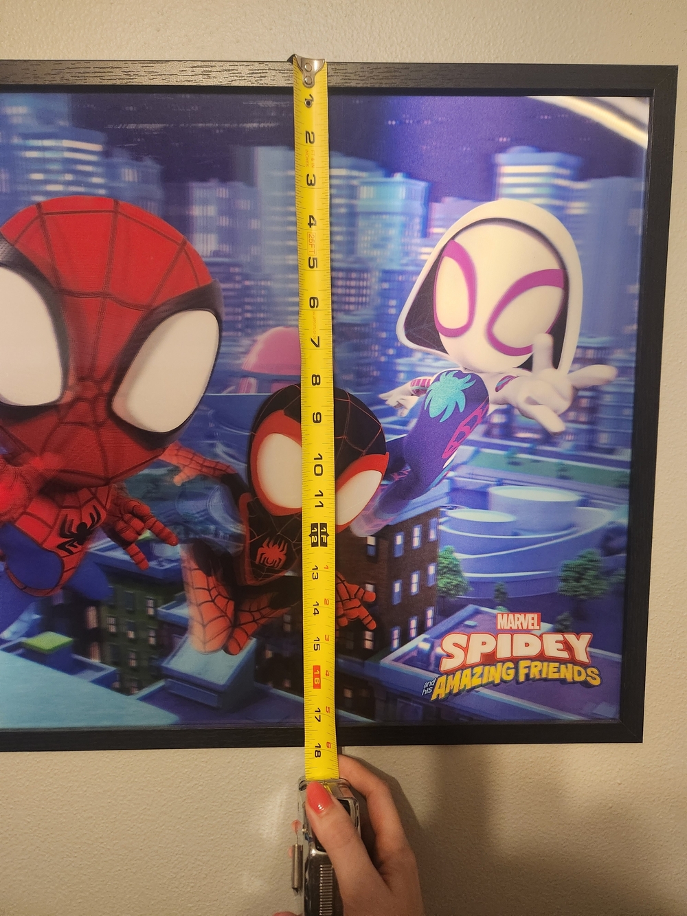 Marvel Spidey and His Amazing Friends Framed Poster - Red, Black, White- 3D - Picture 2 of 3
